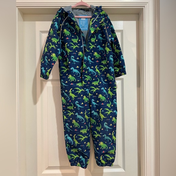 Jan and Jul Dinosaur Rainsuit - Picture 3 of 5
